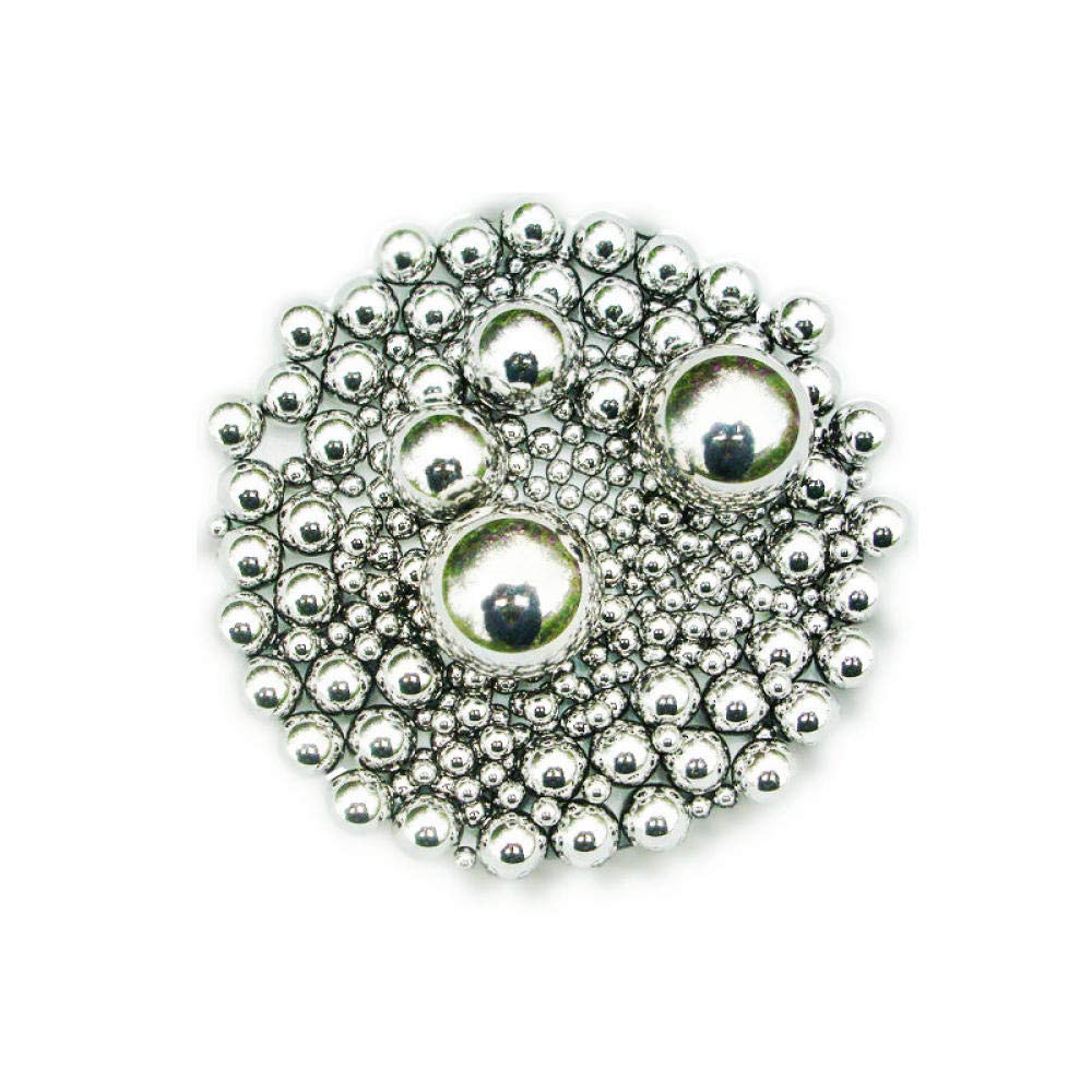 Bola de acero con rodamiento de precisión, bola de tornillo, 1.2-9 mm, bola de acero de tornillo de alta precisión sólida, 100 granos-8.0mm100 cápsulas