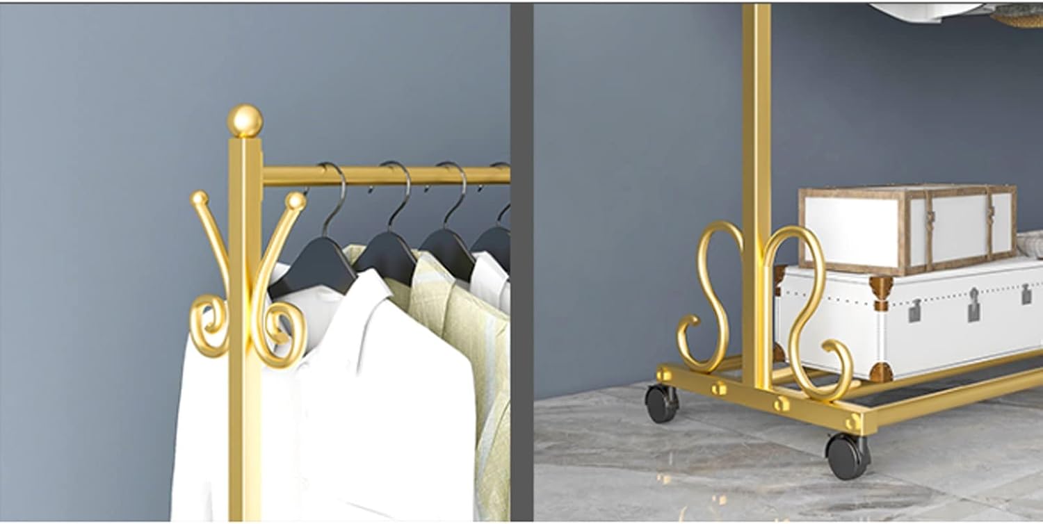 Floor-Standing Coat Rack Clothes Rack Floor Bedroom Coat Rack Drying Rack image 3