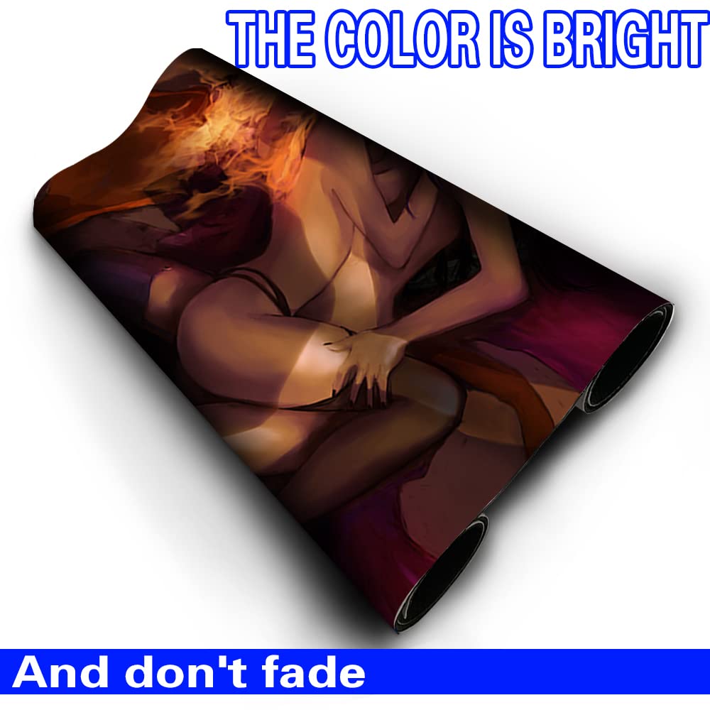 Liliana vess and Chandra - Tapete de juego de mesa TCG - 23.6 x 13.8 pulgadas - Compatible con TCG MTG Playmat bolsa gratis