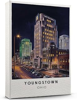 Youngstown Travel Poster, Ohio Travel Poster, Youngstown city Travel Poster World Maps for Wall, Fun Gifts for Travelers - 108AZ565