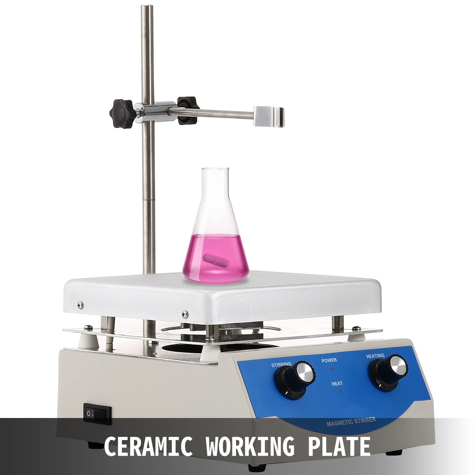 1000ML 3000ML elektryczne mieszadło magnetyczne płyta grzejna mikser Shaker z mieszadłem medyczne laboratorium chemiczne Bioloicgal(1000ml 0-1600 rpm)