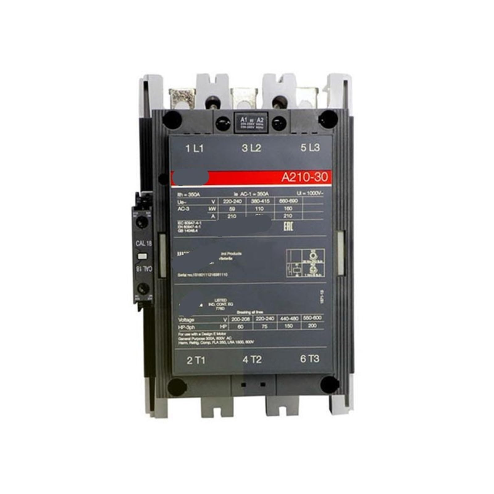 NOBIRTBSA AC contactor A210-30-11 * 220-230V 50Hz/230-240V 60Hz