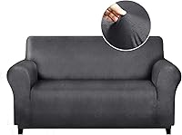 Vista 26 de molasofa Funda de sofá extragrande para decoración del hogar, suave funda de sofá de 3 cojines para sofá, funda de elastano similar al cuero. Funda