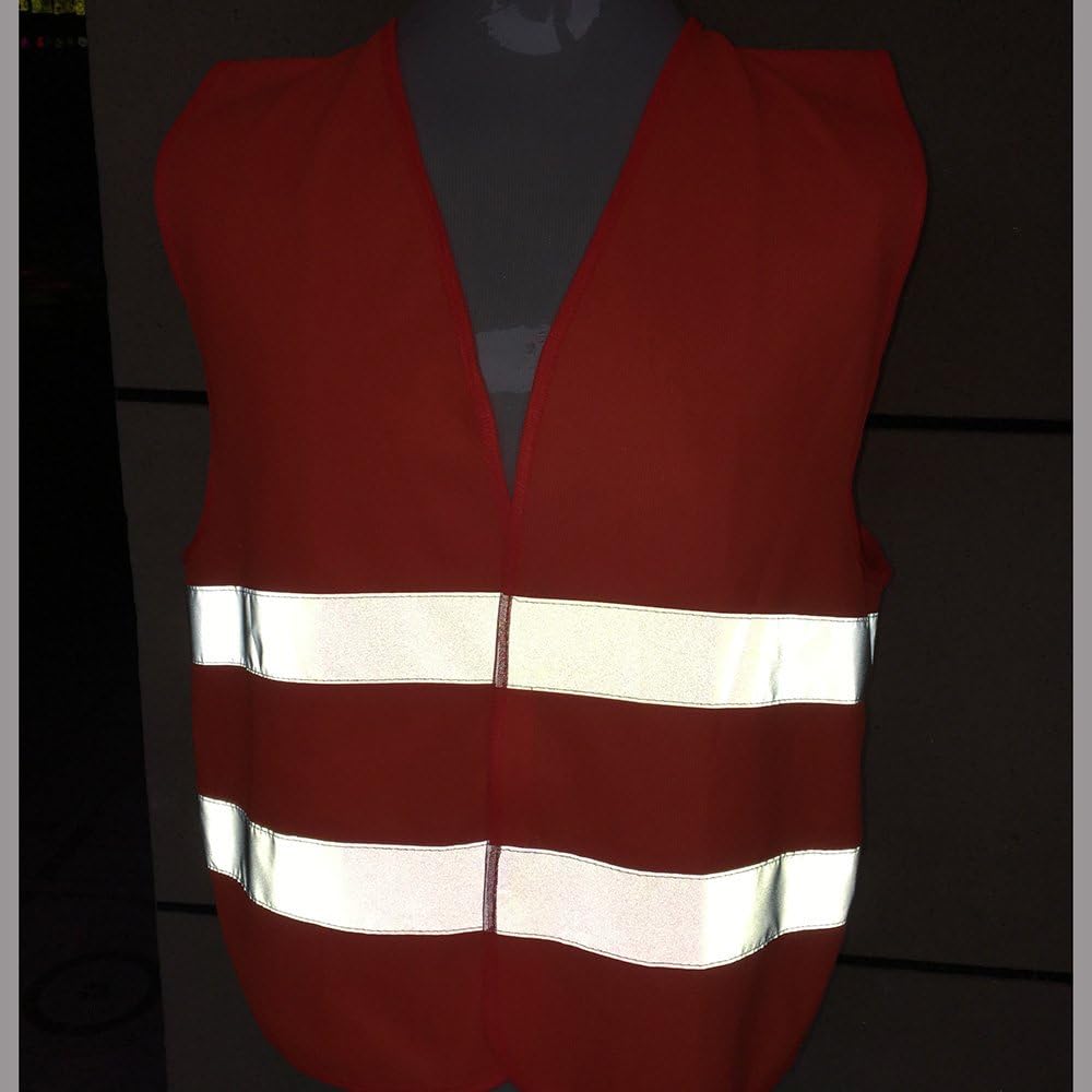 zojo High Visibility Safety Vests,10Pcs,Adjustable Size,Lightweight Mesh Fabric, Fits for Men and Women - Image 3