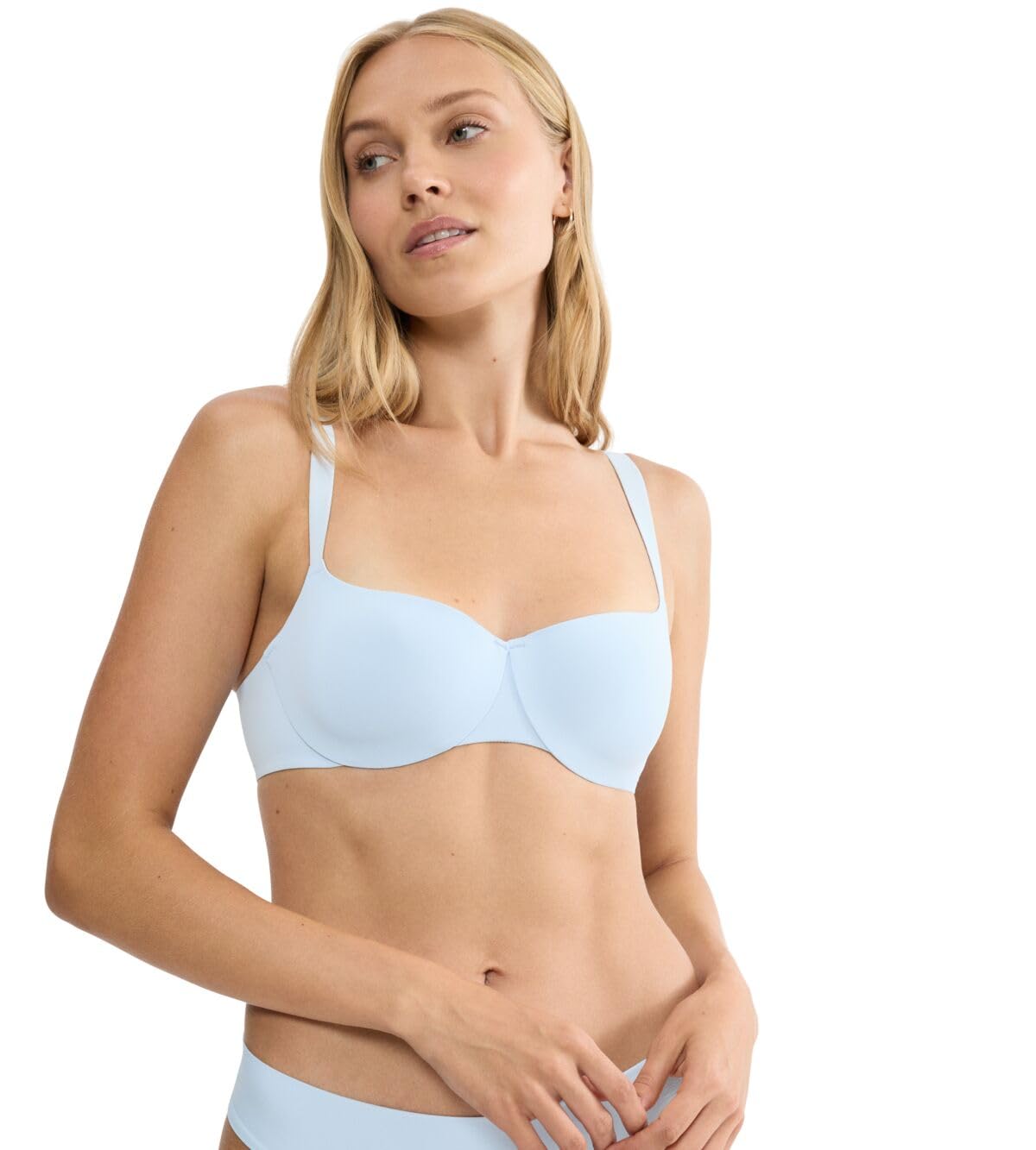 Triumph Women's Body Make-up Illusion Balconette Ex Bra, Light Blue, 38C