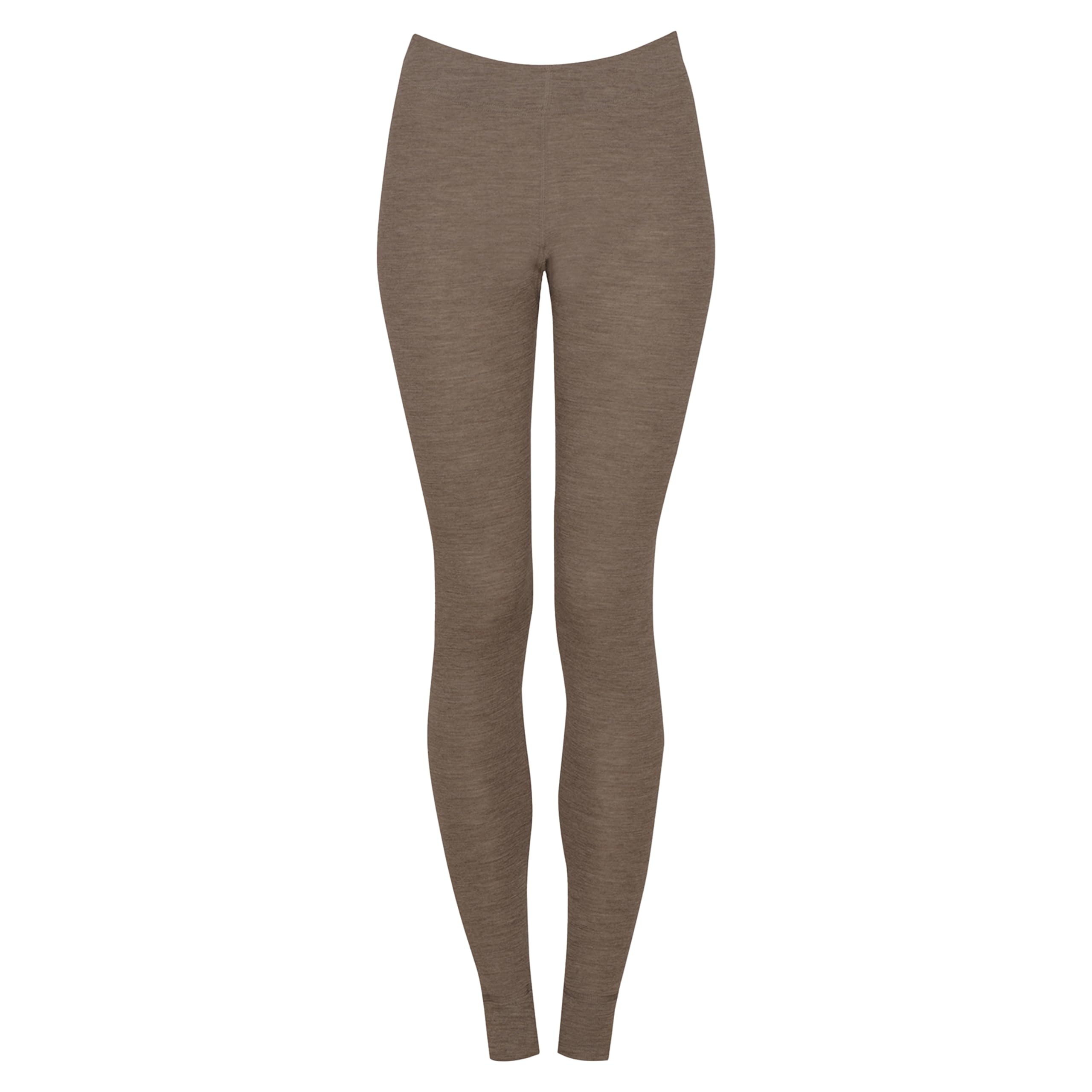 Dilling Women's Brown Melange Merino Wool Leggings 8