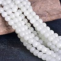 Vista 47 de Asingeloo Cuentas de piedra natural de lapislázuli para hacer joyas, manualidades hechas a mano (0.315 pulgadas, lapislázuli azul)