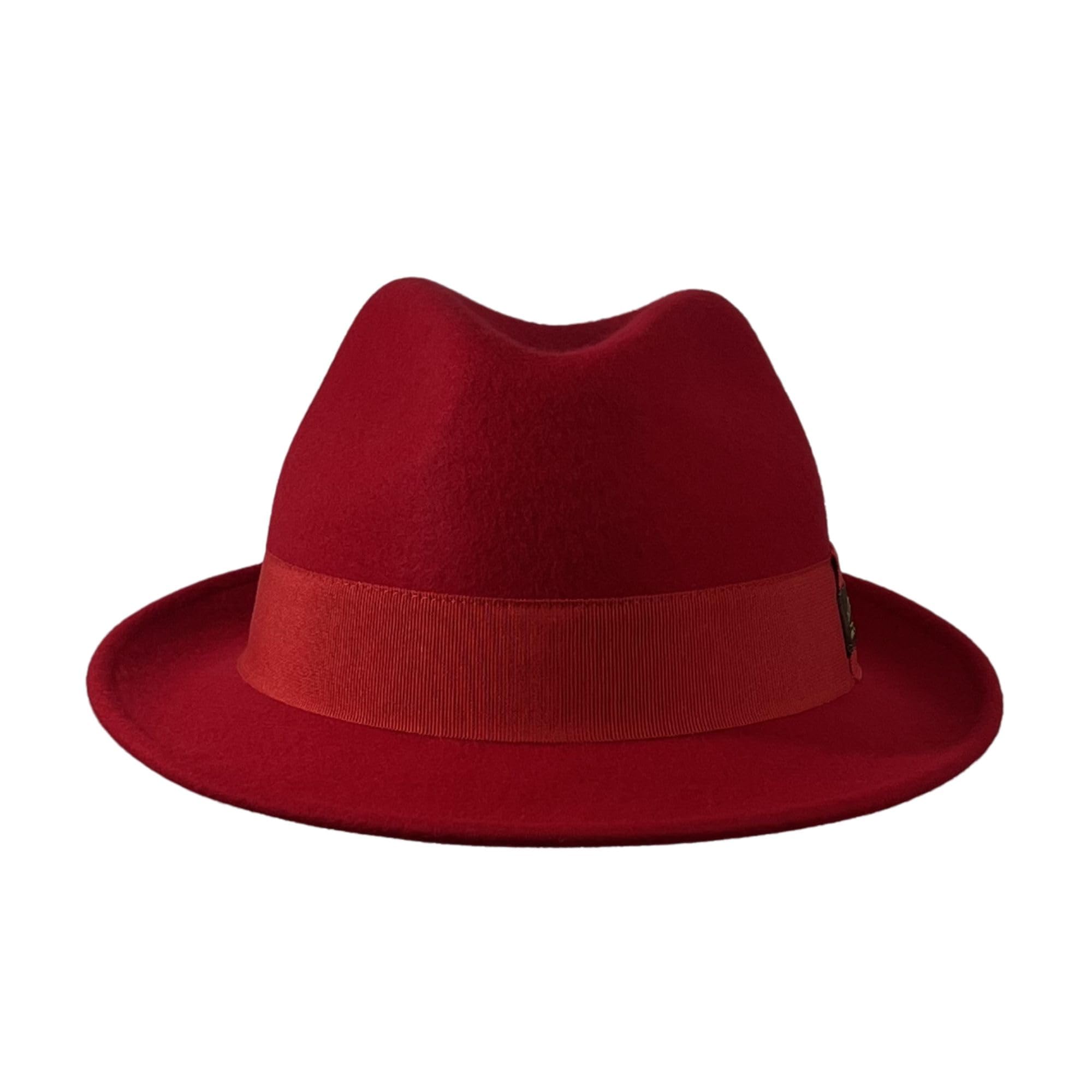 Red Hot Austrian Fan Hut - WM-Fanartikel - roter Trilby Hut