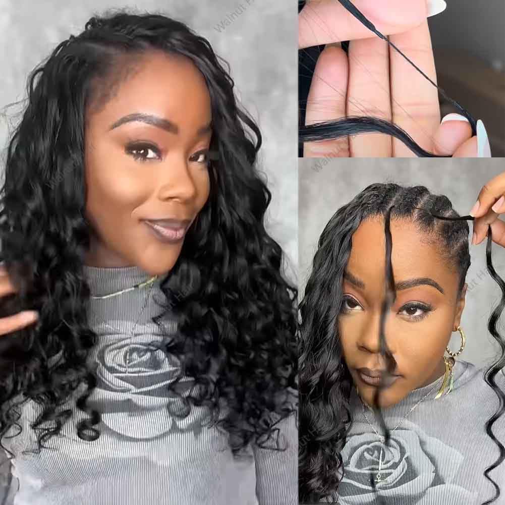 Amazon.com : Deep Wave Crochet Human Hair Extensions 