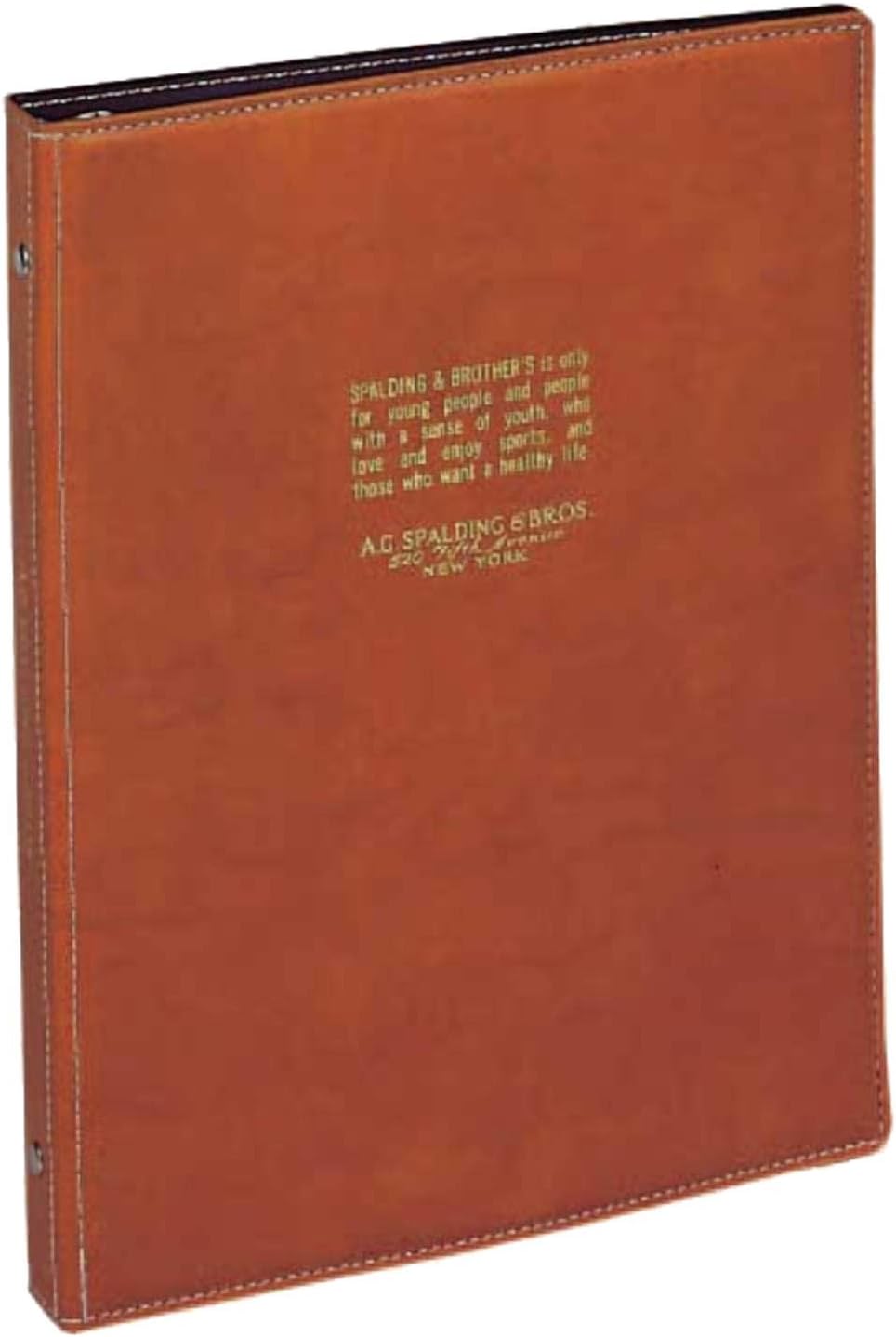 Raymay Fujii BRE161C Loose Leaf Binder, A5, 20 Holes, Spalding Bros, Brown