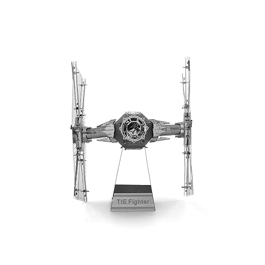 Fascinations Metal Earth MMS256 - 502654, Star Wars TIE Fighter, Konstruktionsspielzeug, 2 Metallplatinen, ab 14 Jahren