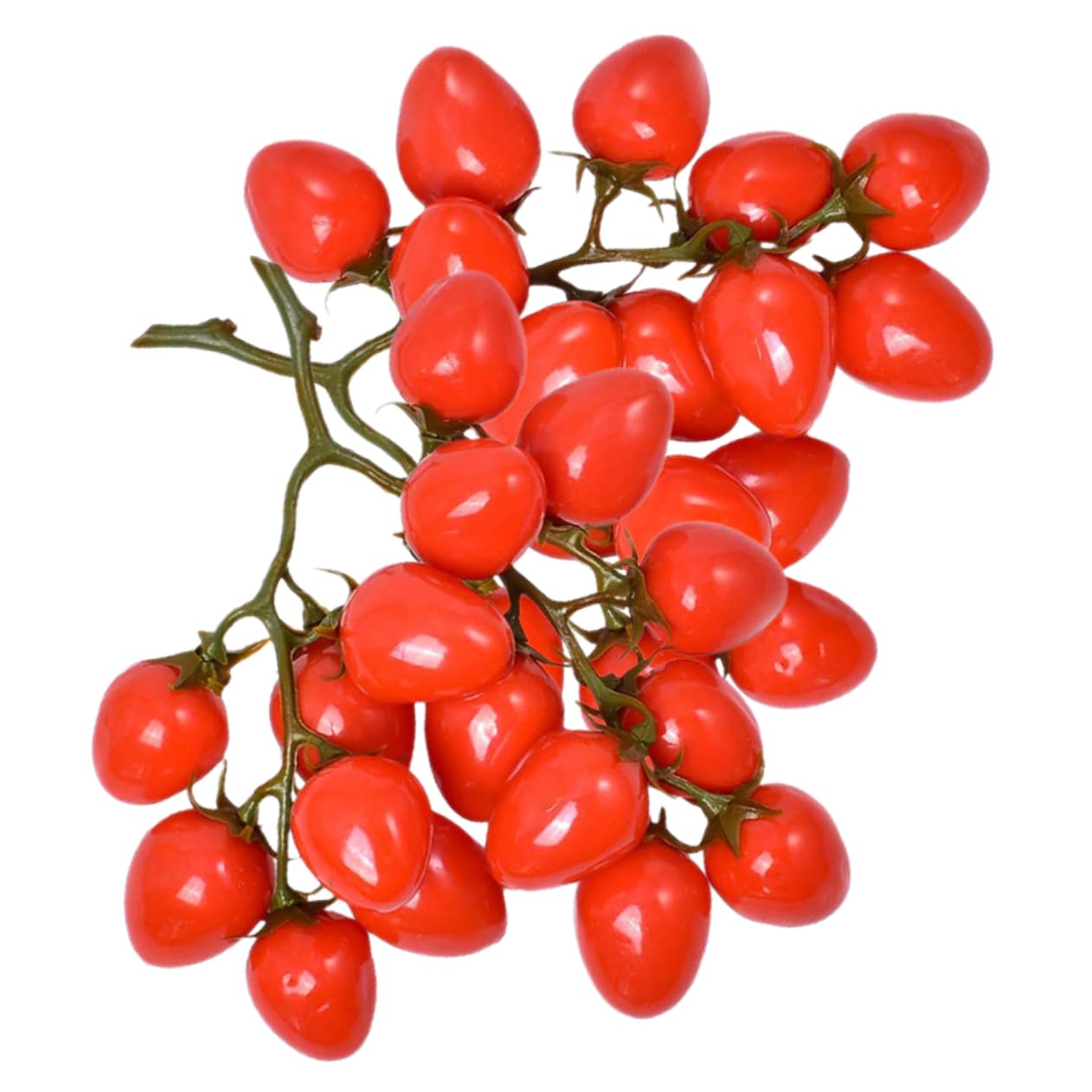 Alipis 10 STK Nachahmung Tomate Partydekoration Mit Früchten Künstliche Tomaten Realistische Tomaten Zeigen Sie Gemüse-Requisiten An Simulationsfrucht Realistisches Gemüse Rot Schaum