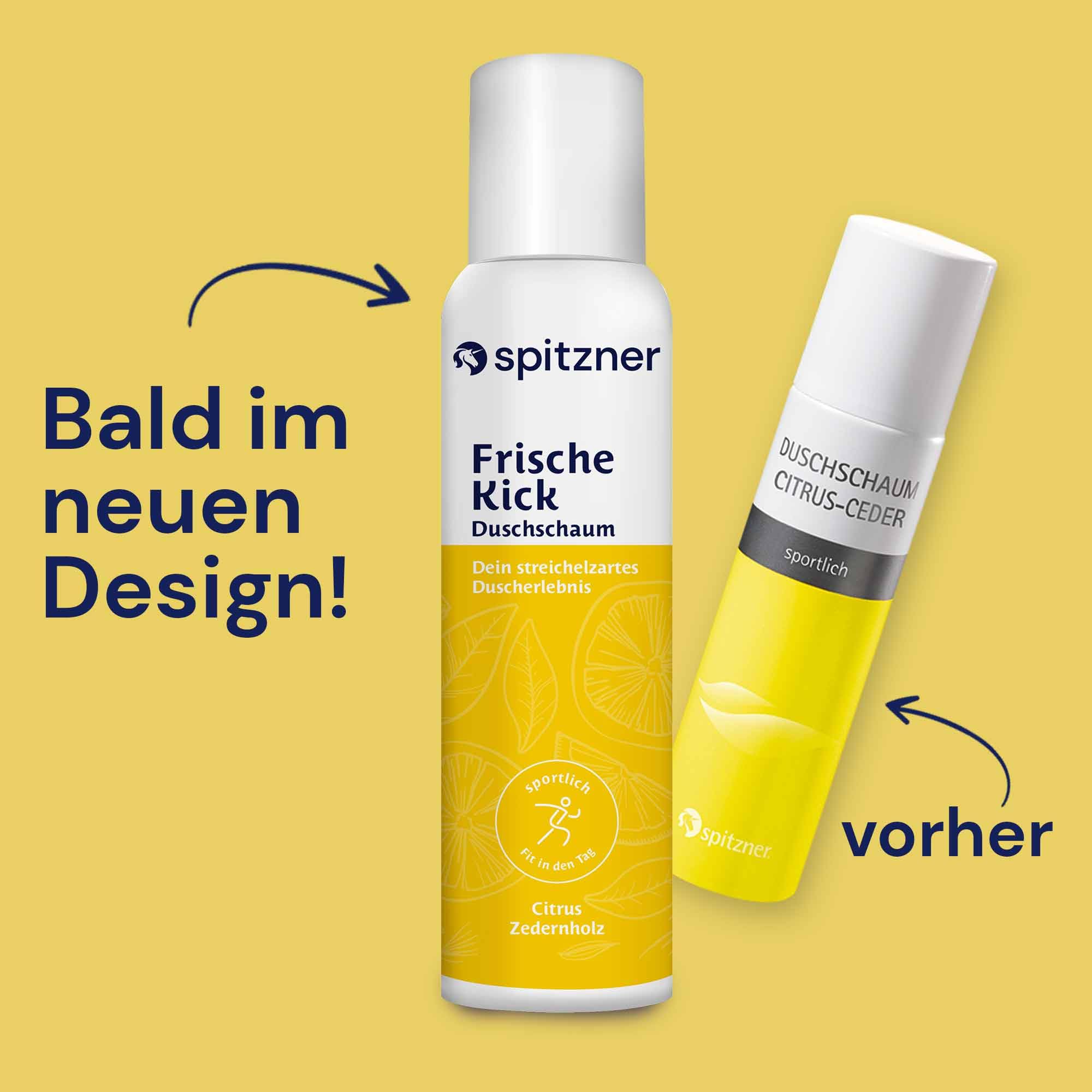 Ensemble de mousse de douche Spitzner Power, 3 pièces.