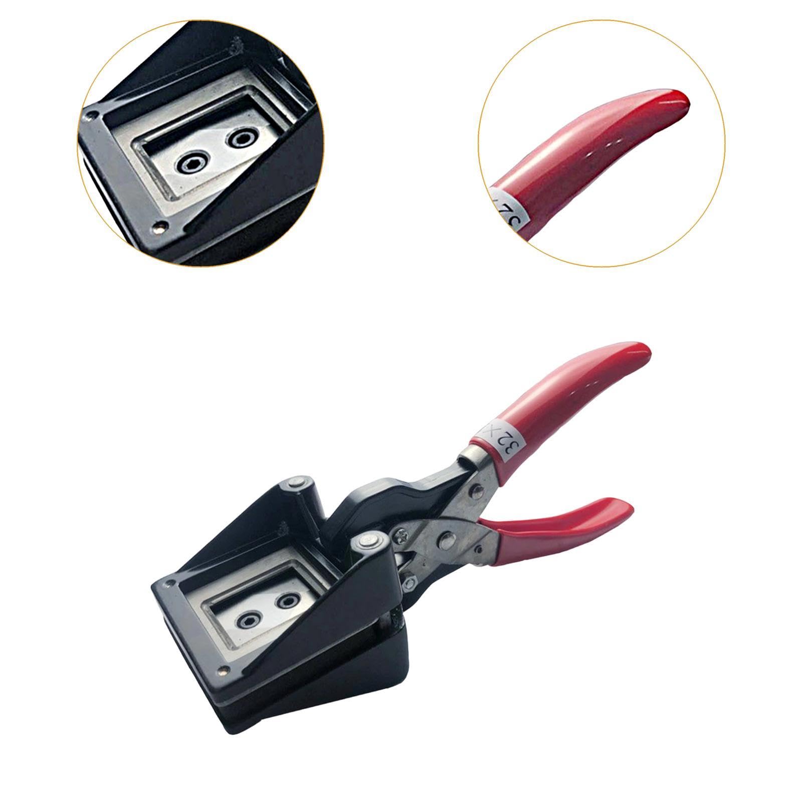Cortadora de metal profesional 27×38 mm para tarjetas, oficina y manualidades