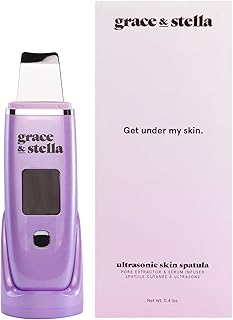Skin Scrubber Face Spatula - Face Exfoliator Tool - Face Scraper And Pore Extractor - Pore Scraper For Dead Skin Removal For Face - Skin Scraper Pore Cleaner - Facial Spatula by grace and stella