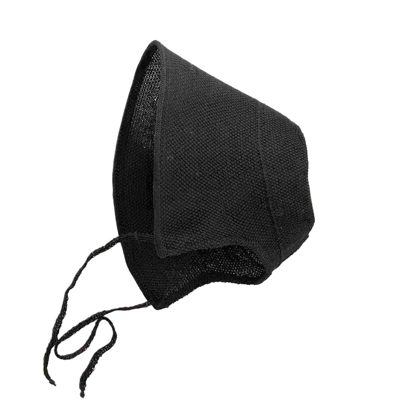 Cappello di paglia intrecciato da donna, estivo, protezione solare, visiera in pizzo, per spiaggia e viaggi