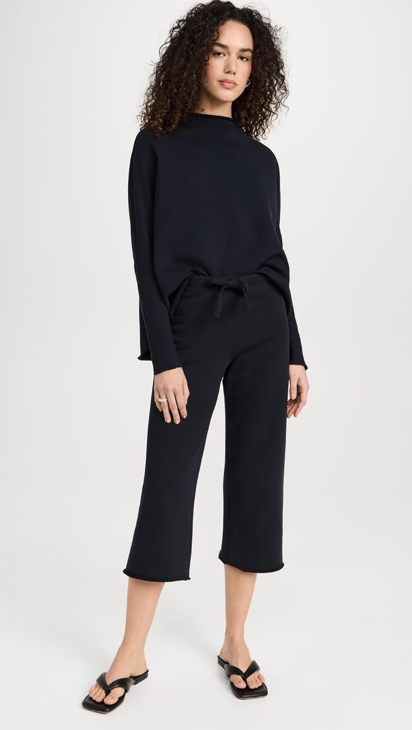 Frank & Eileen Women's Cropped Wide Leg Sweatpants - Image 5