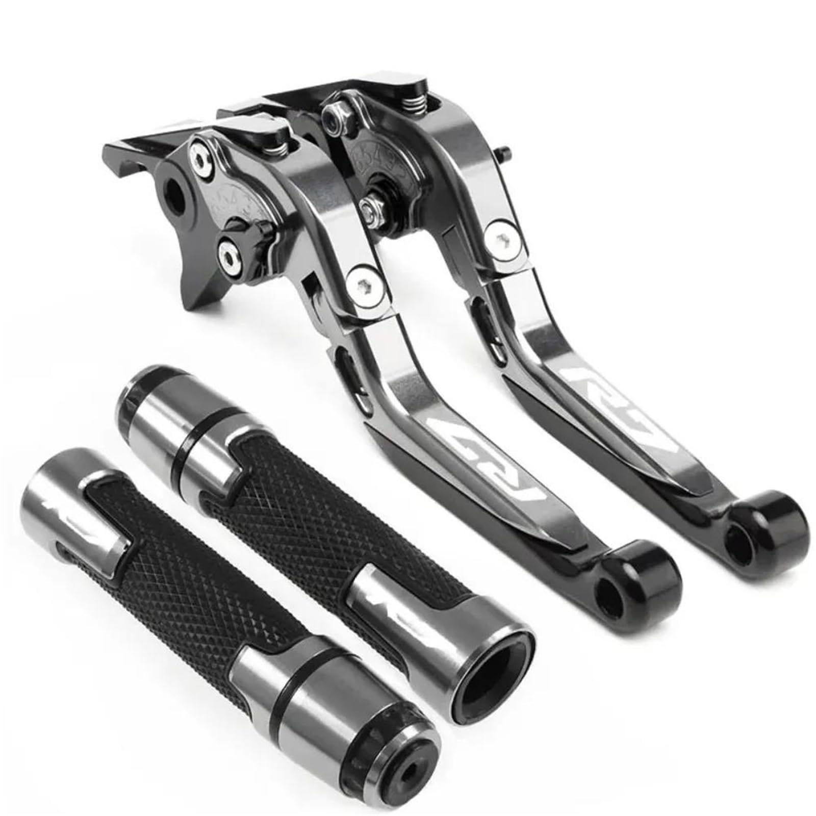 Gquikgw Black1 Replace Brake Clutch Levers Motorcycle Parts Handles Adjustable Folding Extendable For Y-Amaha Yzf-R7 Yzfr7 Yzf R7 2021-2024(Black1)