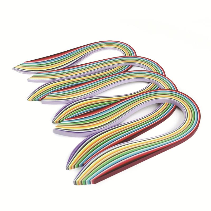 ODETOJOY Strisce Di Carta Per Quilling - 36 Colori, 3-10mm, 180 Pezzi Per Le Tue Creazioni Fai Da Te
