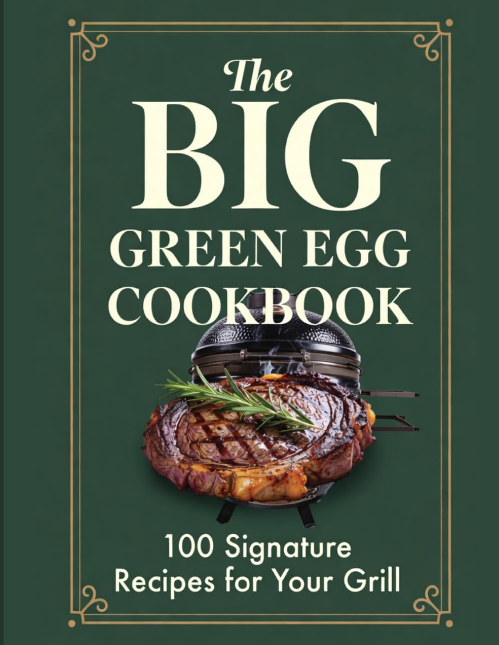 The Big Green Egg Cookbook: 100 Easy Recipes: Master Grilling, Smoking, Roasting, Baking & Searing on Your Big Green Egg Grill