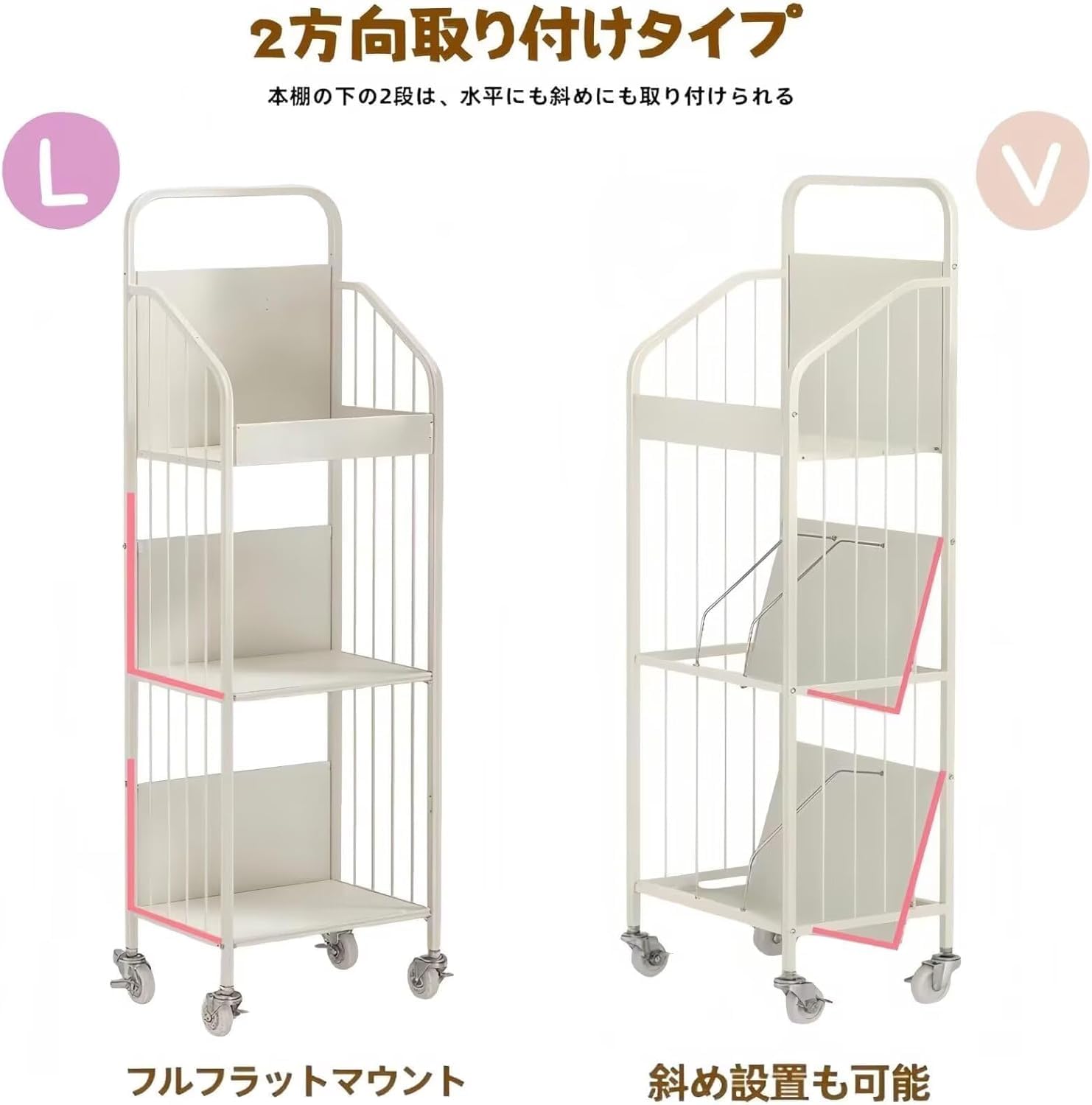 Amazon.co.jp: TUIYIDUO ファイルワゴン 3段 大容量 ファイルラック