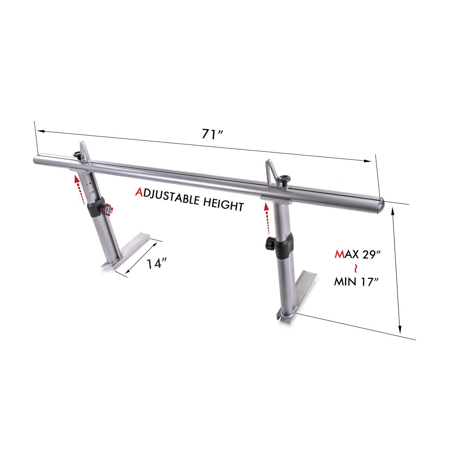 Buy AARacks Model APX2501 71" MidSize Pickup Truck Ladder Racks Low
