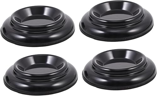 VICASKY 4 alfombrillas de piano para muebles, almohadillas para pies de muebles, posavasos transparentes, protector de suelo para piano de cola,