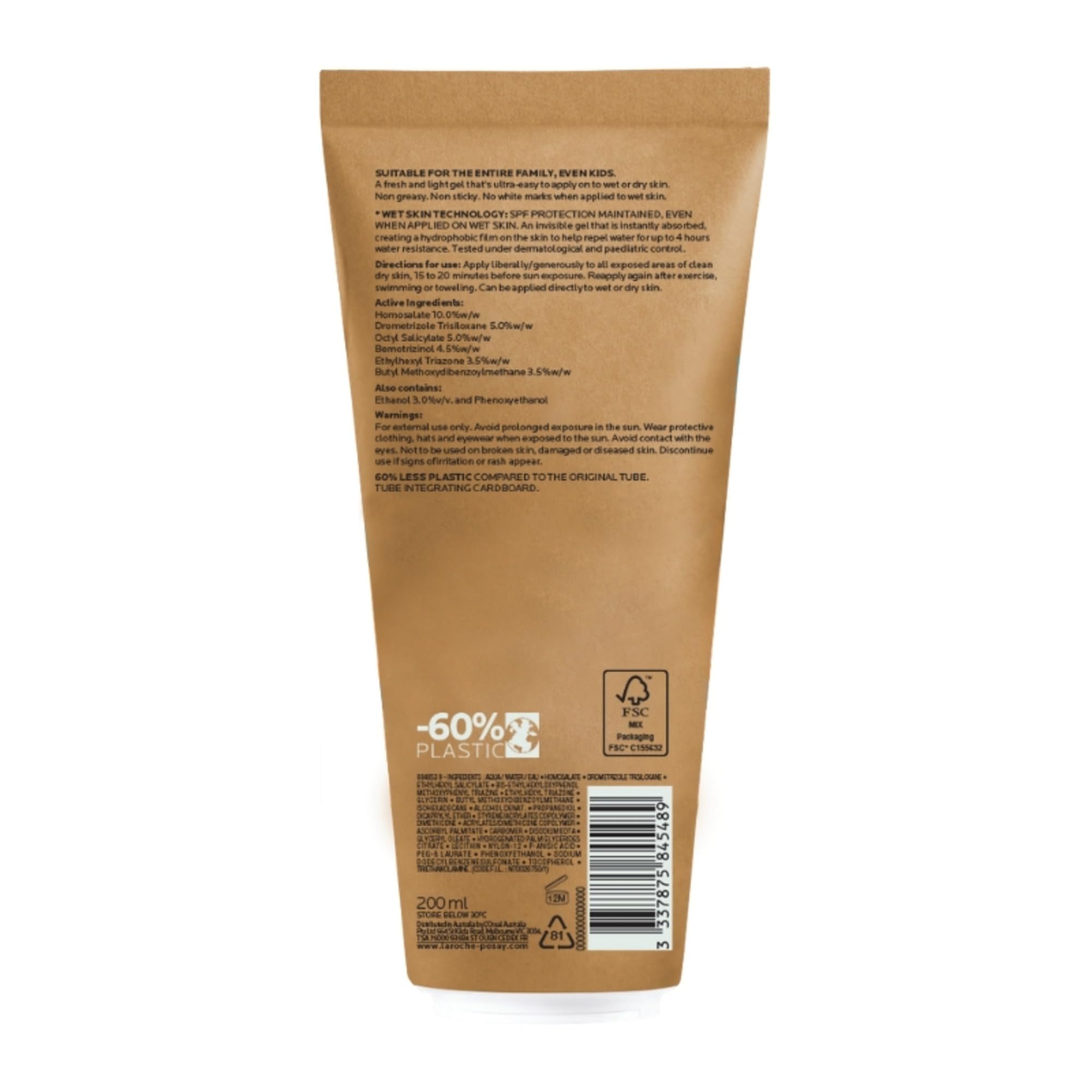 ANTHELIOS DERMO-PEDIATRICS żel w płynie SPF50+ 200 ml