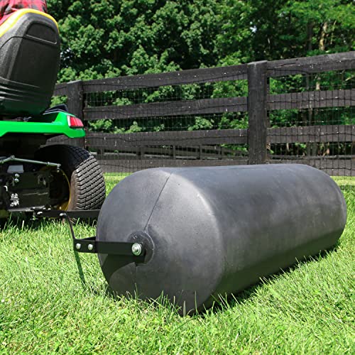 Brinly Prt-482Sbhc-A 485 Lb. Tow Behind Poly Lawn Roller With Easy Turn Plug, 18 By 48" #TOP4