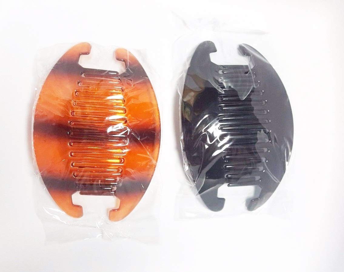 Sale !!! 2set COMB BANANA CLIP HAIR RISER CLAW LOT Pick up (1Black & 1Brown)