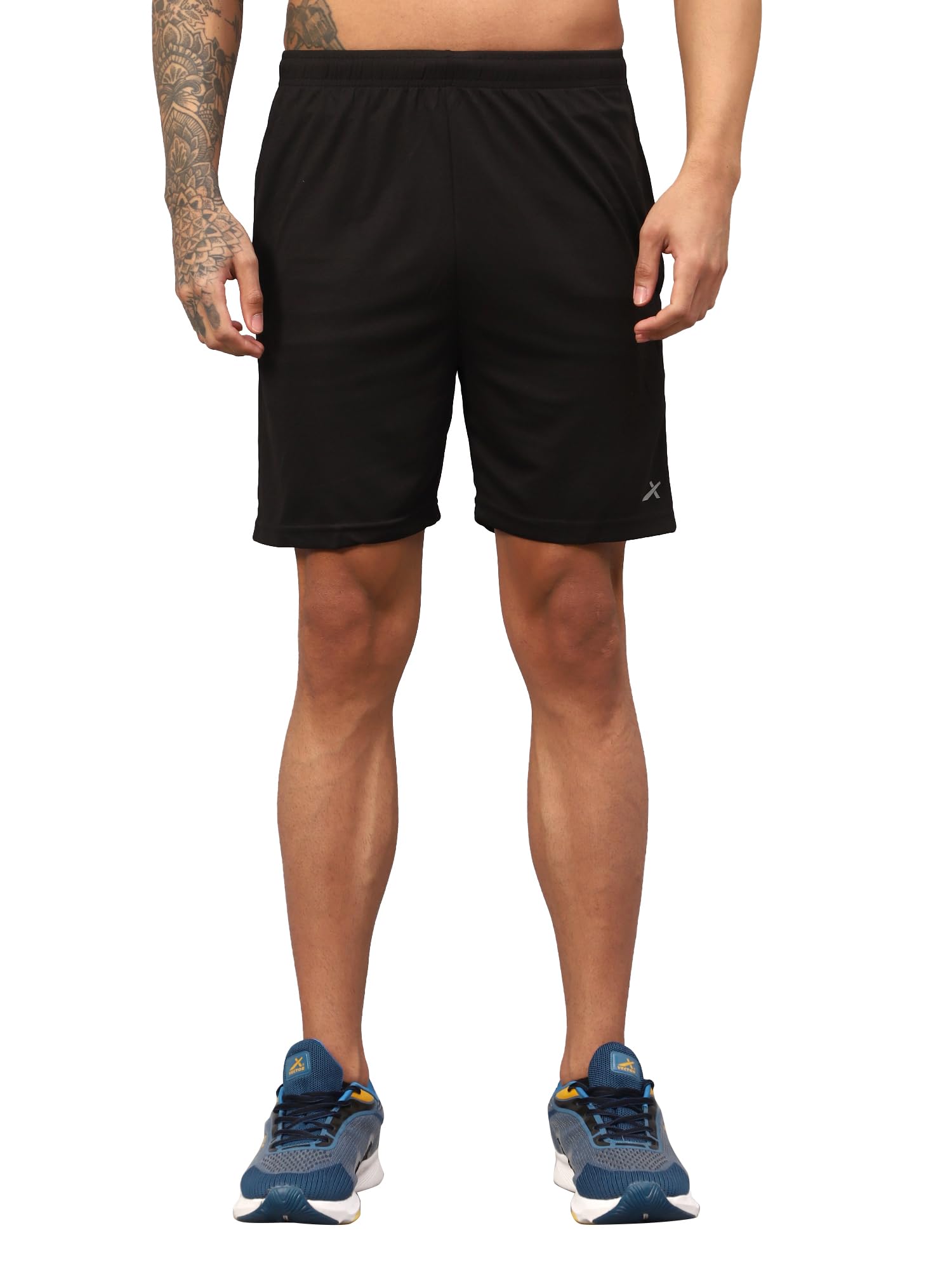 OMS-158 Mens Solid Pattern Regular Dry Fit Athletic, Running, Gym, Outdoor, Workout Training Light Weight Sports Active Shorts-image-10
