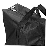 PACKOVE Heavy Duty Storage Bag Large Capacity Oxford Cloth Moving Bag with Smooth Zipper And Handles for Household And Travel Use