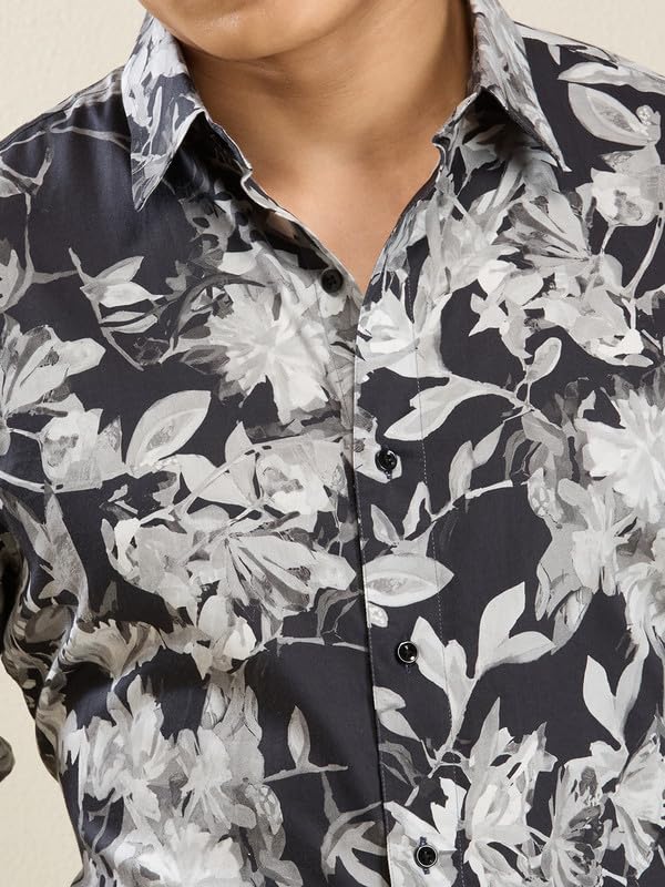 Image of MARK & ALBERT Men's Slim Fit Cotton Formal Shirt