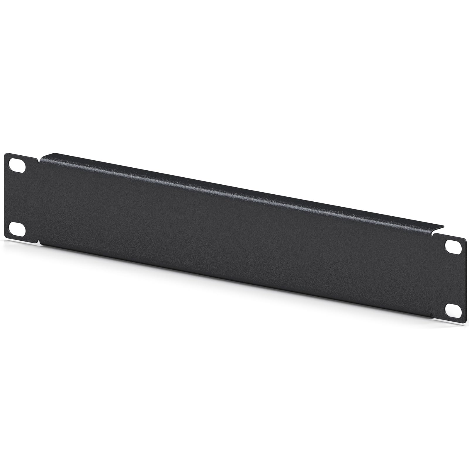 HB-DIGITAL hb-digital Pannello rack 10 pollici 1U per armadi server Armadi di rete Acciaio nero Piastra cieca - Accessori server rack - Robusta lamiera d'acciaio Facile da montare Resistente e antipol