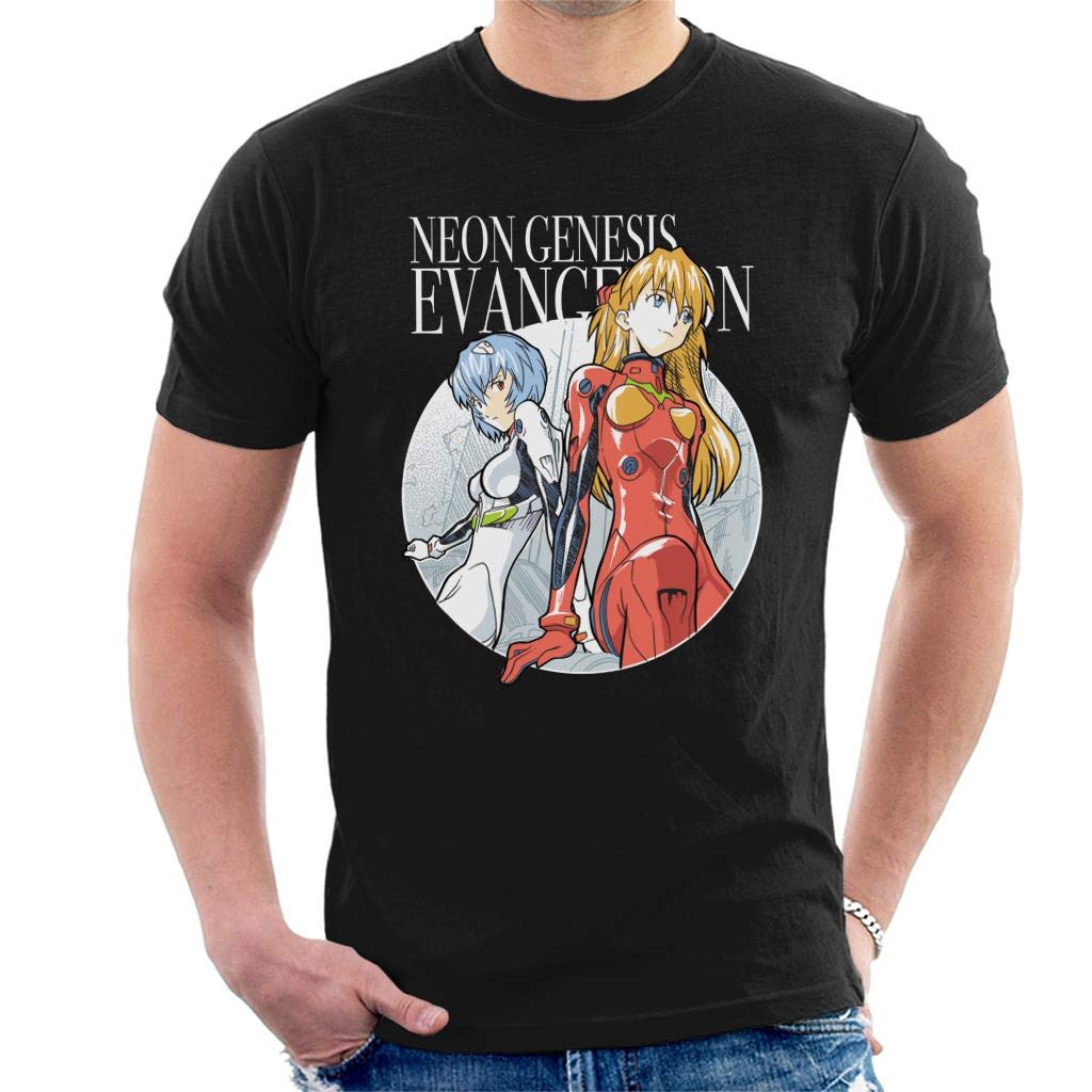 Neon Genesis Evangelion Rei and Asuka Men's T-Shirt