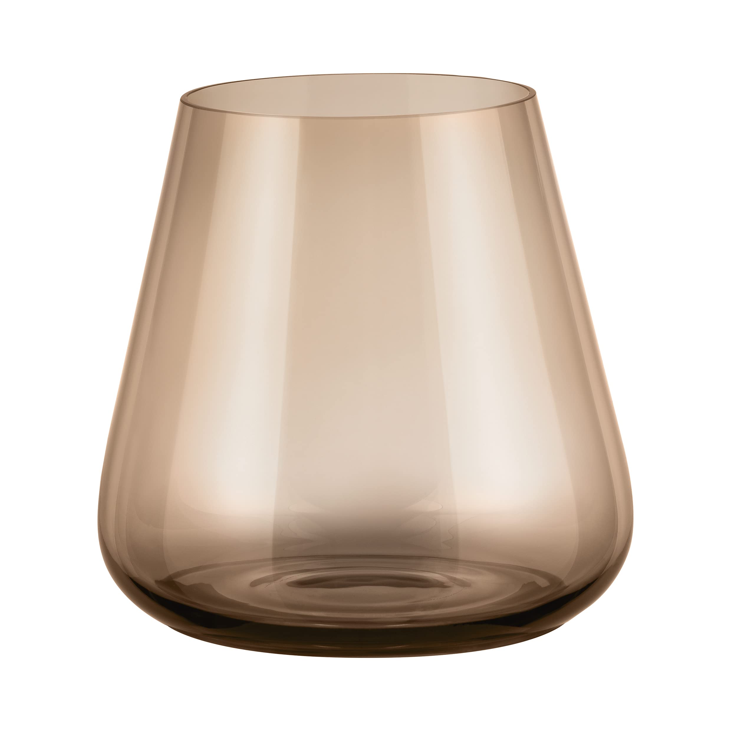 blomus Trinkgläser 4er Set -BELO- | Wassergläser aus Glas | Farbe Coffee | 250 ml Trinkbecher | Modernes Design | Spülmaschinengeeignet | Gläser Set