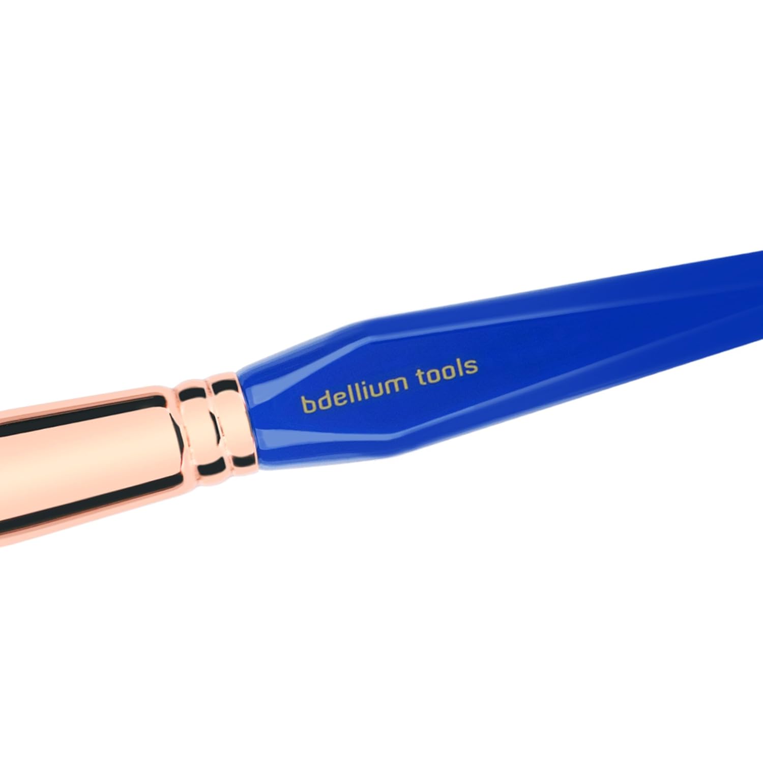 Bdellium Tools Professional Makeup Brush - Golden Triangle 974 Tapered Powder - With All Vegan and Soft Synthetic Fibers, For Sculpt & Shape (Blue, 1pc) - Image 7
