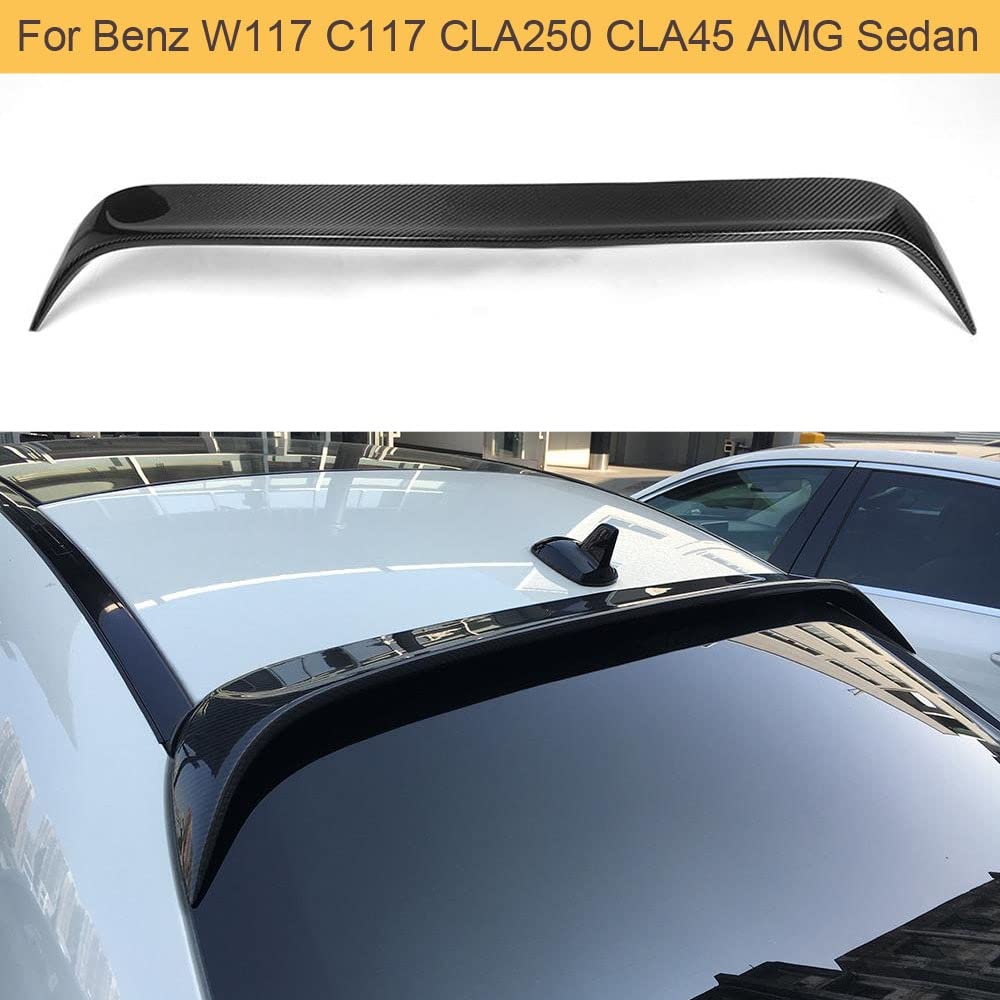 Aile de toiture de Voiture Automobile Auto Aile for Mercedes Benz W117 C117 CLA250 CLA260 CLA46 CLA45 AMG Sedan 4 Porte 2013-2017 Spoiler arrière Fibre de Carbone