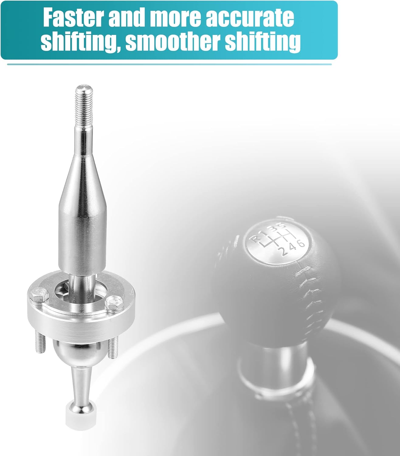 X AUTOHAUX Car Manual Gear Quick Short Shifter for Mazda MX5 Miata 1990-1997 for Mazda RX7 1986-1991 1.6L Stick Shift Knob