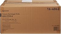 Vista 3 de McKesson Rollos de vendaje de gasa, no estériles, 6 capas, 100% algodón, 3 2/5 pulgadas x 3 3/5 pulgadas, 96