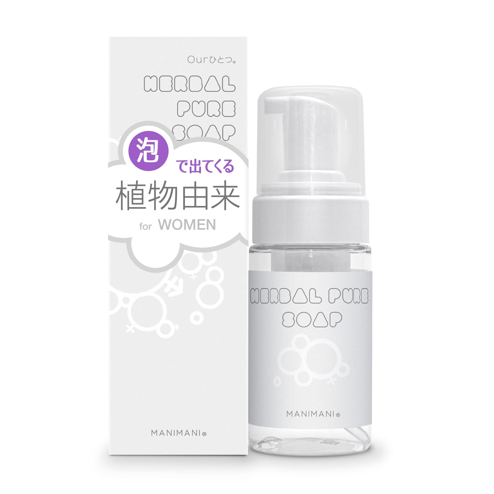 Amazon | MANIMANI【女性用】生命工学博士が開発 泡で洗う デリケートゾーン 専用ソープ（低刺激タイプ） 植物由来 弱酸性 保湿  美容成分 for Woman 100mL 東京大学 大学院 化学生命工学博士 (woman) | マニマニ | ボディソープ 通販