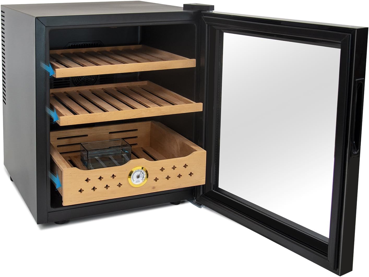 Amazon.com: 50L Electric Cigar Humidor, 300 Counts LED Lighted ...