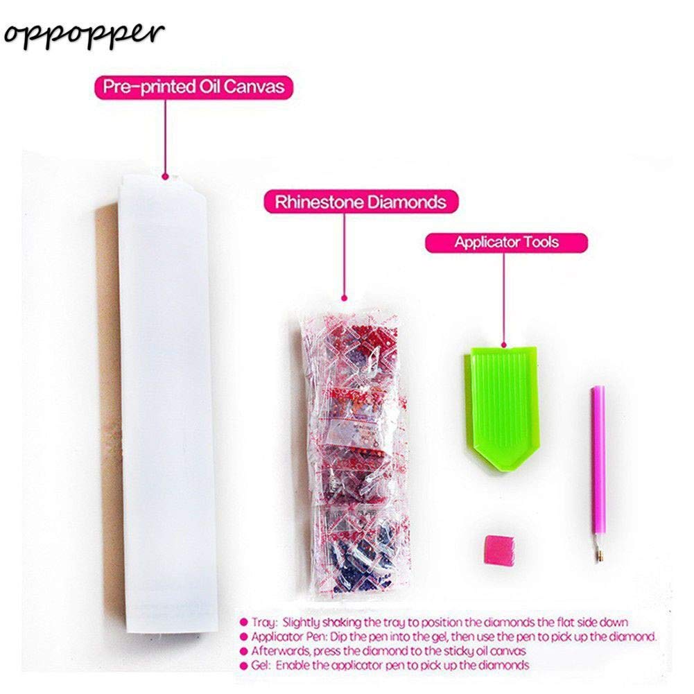 DIY 5D Diamond Painting Broderie Diamant Kit Complet Loup Attrapeur De