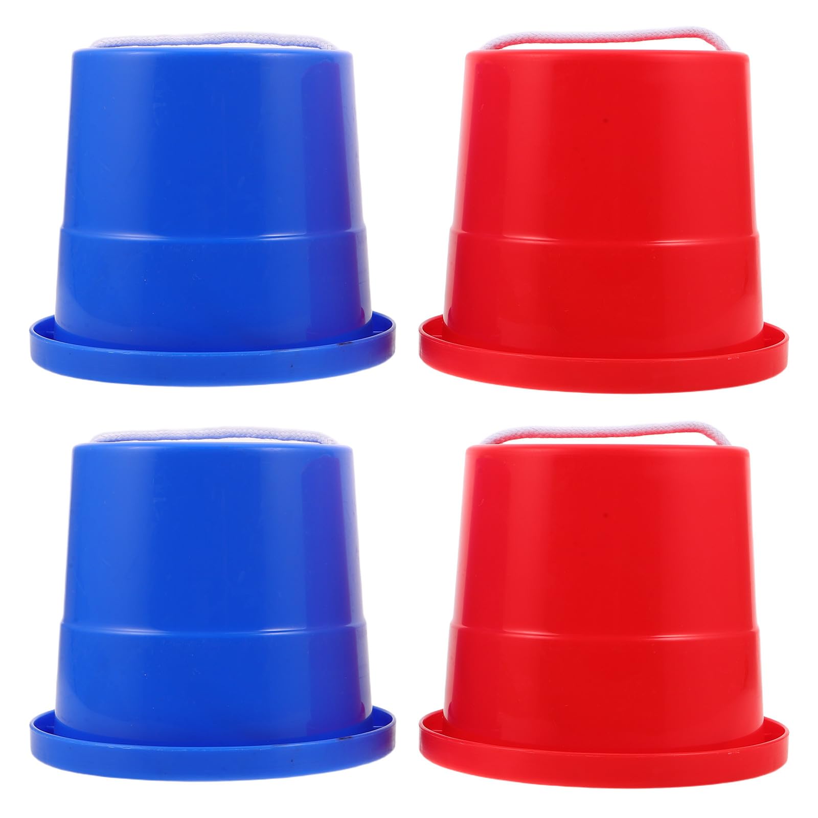 TOYANDONA 2 Pary Szczudeł Z Regulowanymi Linami, Wytrzymałe Plastikowe Miseczki Do Balansowania, Gry Ogrodowe Na Świeżym Powietrzu I Sprzęt Do Ćwiczeń Dla Przedszkolaków, Trening Koordynacji Dla
