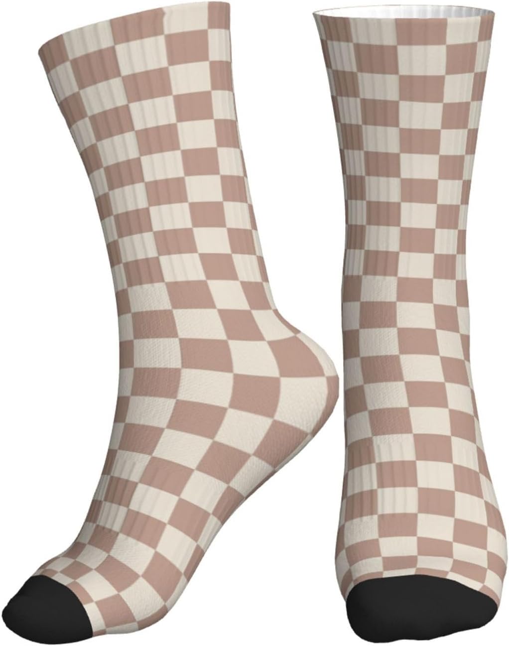 Checkered Socks, Cute Socks for Women for Travel, Running, Daily image 3