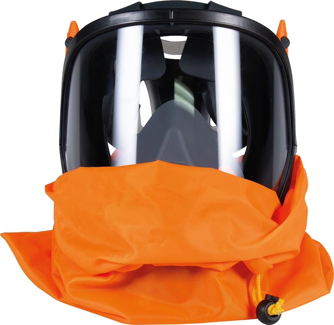 Generico Maschera antigas facciale 9300G intera bi-filtro in silicone lente panoramica di protezione in policarbonato con valvola di epsirazione direzionale