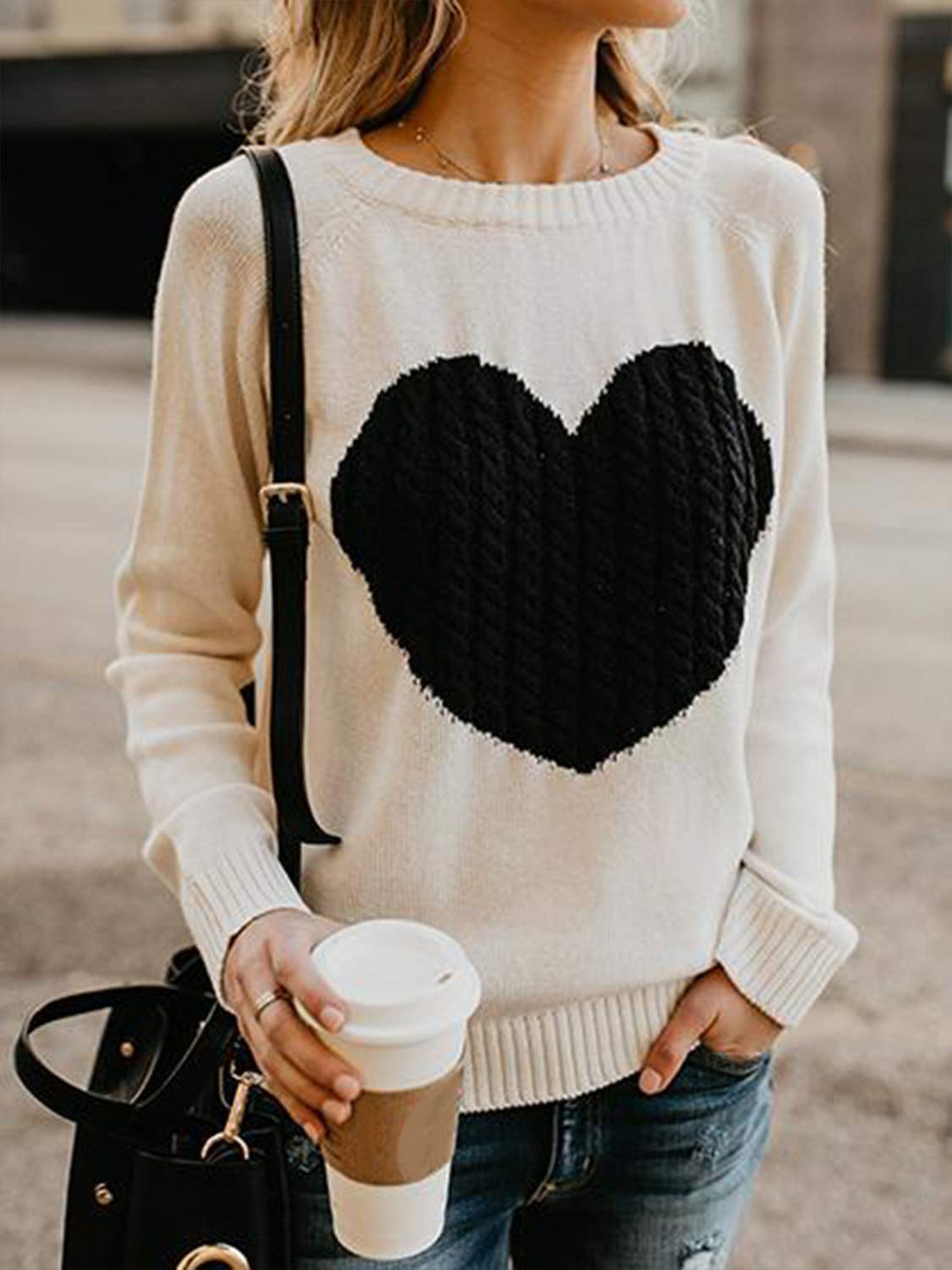 FGFD&OU Femme Femme Sweat à Capuche en Feutre Oversize Pullover Hiver Primavera Manche Long décontracté Mode Pulls de Noël