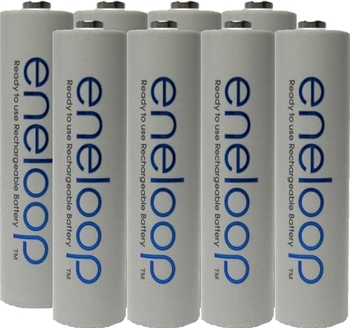Panasonic Eneloop AAA baterías recargables precargadas 2100ciclos de 4ta generación caja de baterías gratuita