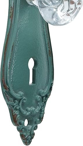 Miniatura 7 de SOFFEE DESIGN 2 tiradores de cajón de armario vintage, manijas de armario desgastadas con perilla de resina transparente, pomos de puerta para