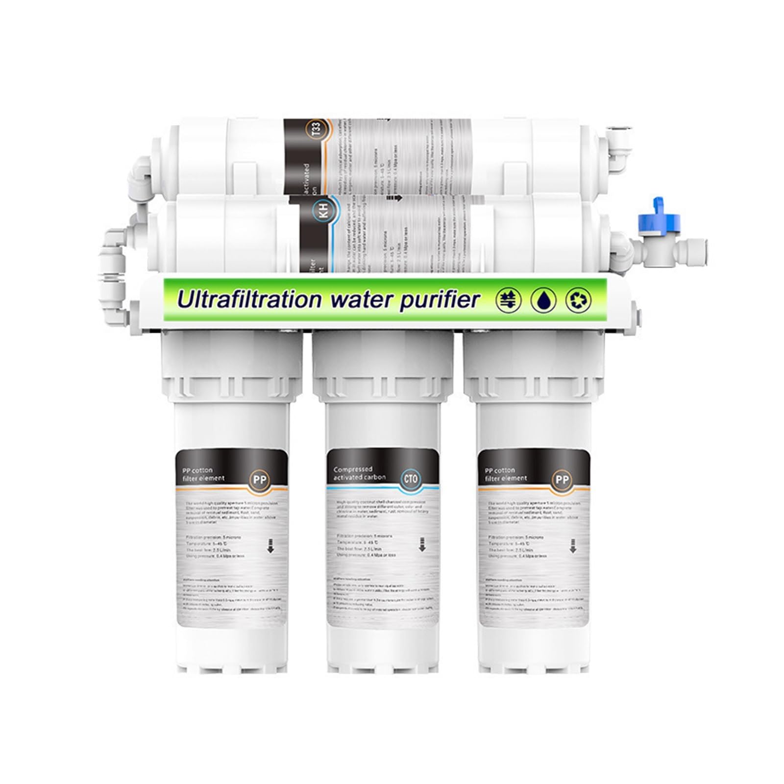 Sistema de filtrado de agua, Máquina de purificación de agua, máquina de ultrafiltración de cocina doméstica, purificador de agua, máquina de filtro, máquina de beber directa(Lv 5)